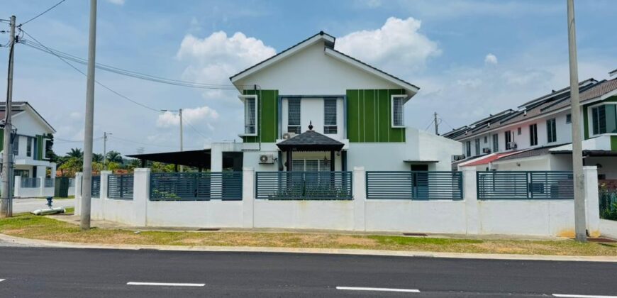 RUMAH CANTIK TERES 2 TINGKAT CORNER LOT