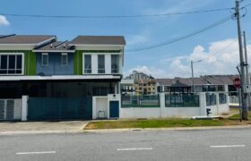 RUMAH CANTIK TERES 2 TINGKAT CORNER LOT